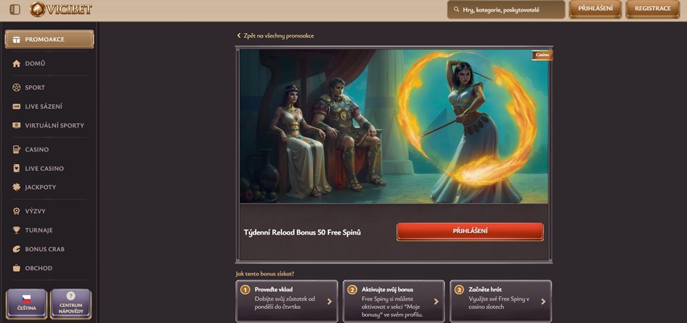 ViciBet giros gratis