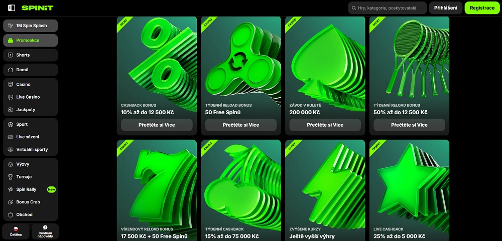 Spinit reload bonusy