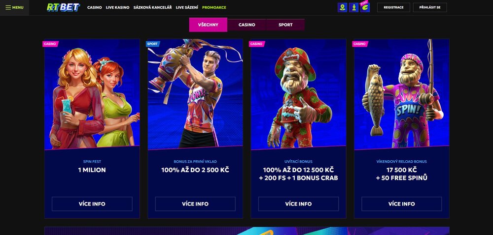 rtbet bonusová nabídka
