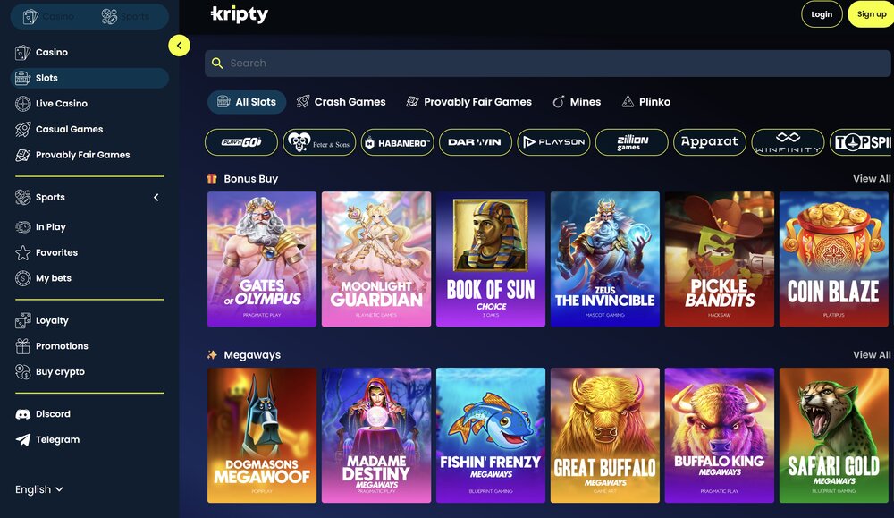 Tragaperras de Kripty