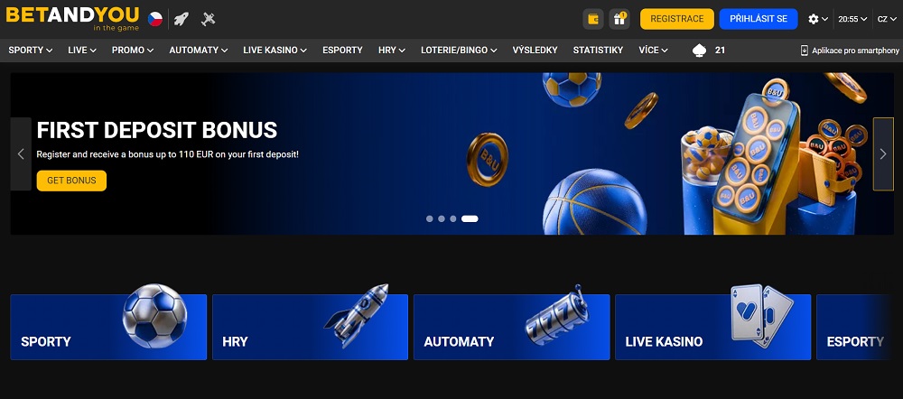 BETANDYOU přihlášení náhled