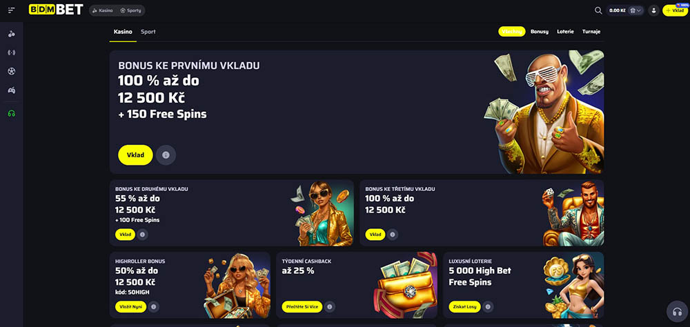 Bdmbet Pravidelné reload bonusy