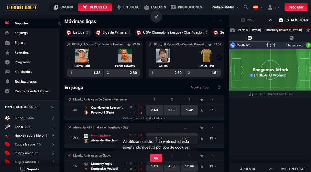 Lamabet casa de apuestas