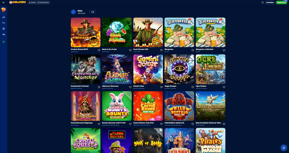 44992 God of Coins Spielautomaten