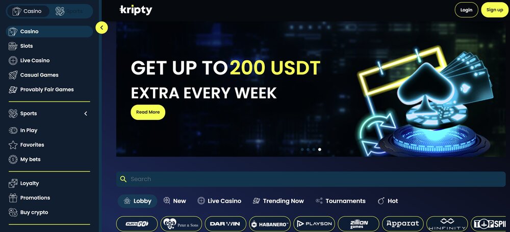 Aplicación de Kripty