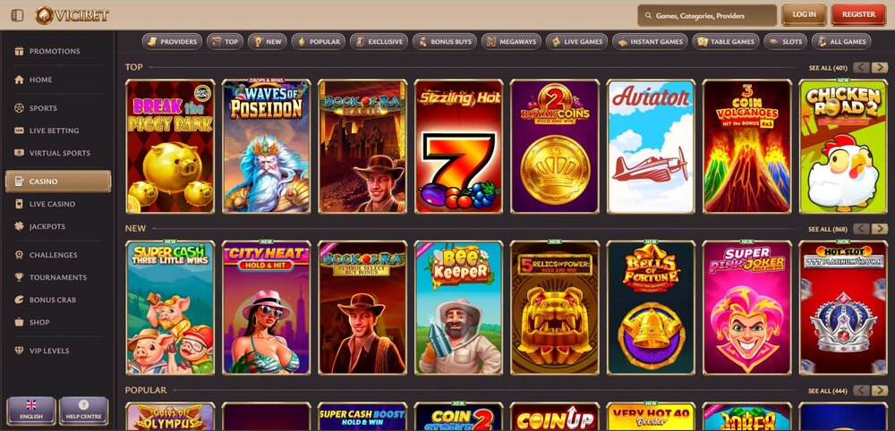 vicibet top slots