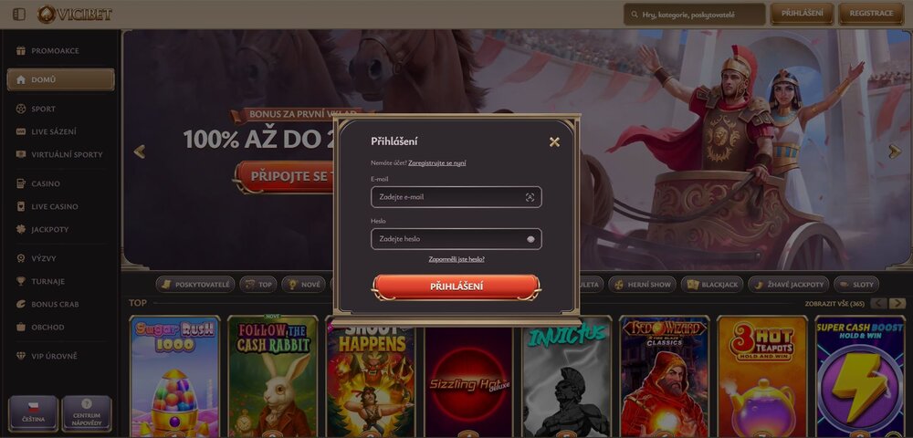 inicio de sesión en vicibet