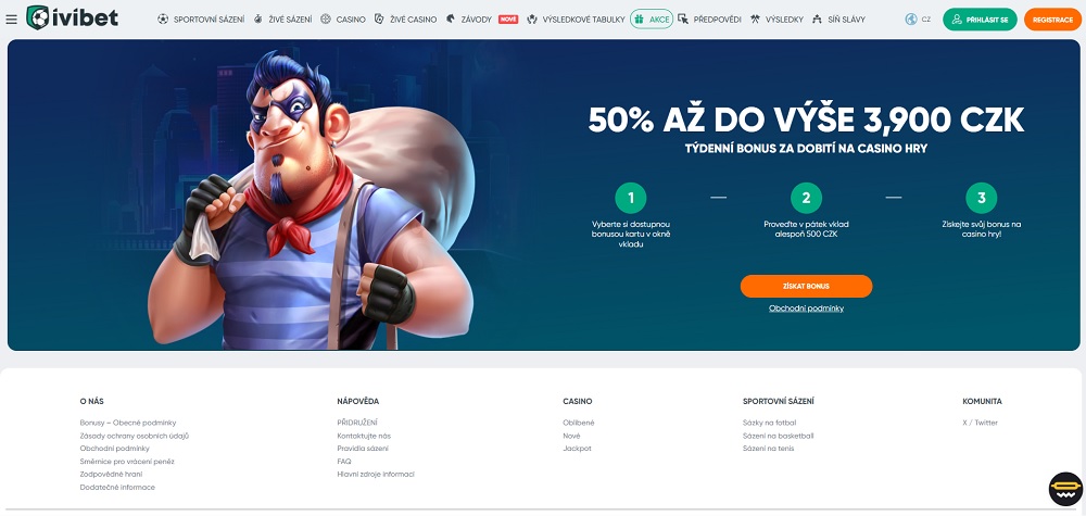 Ivibet reload bonusy náhled
