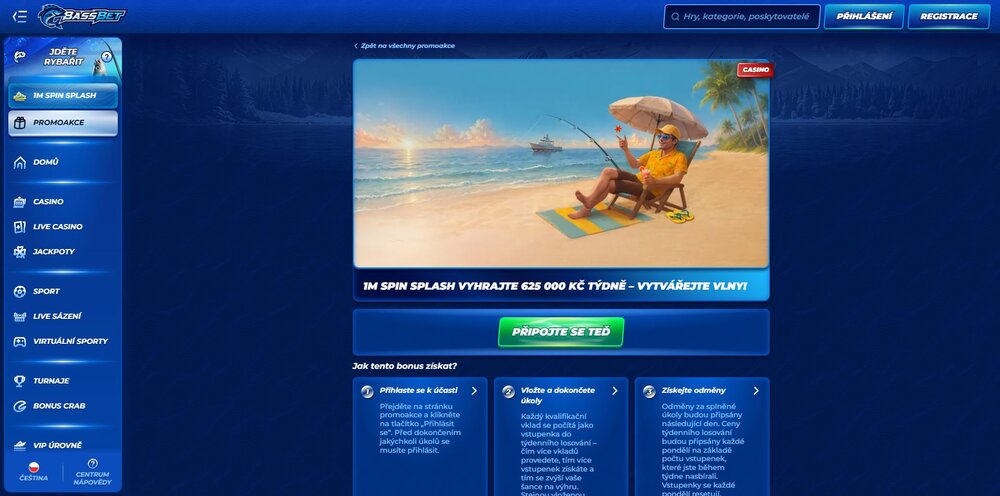 bassbet 1m splashspin