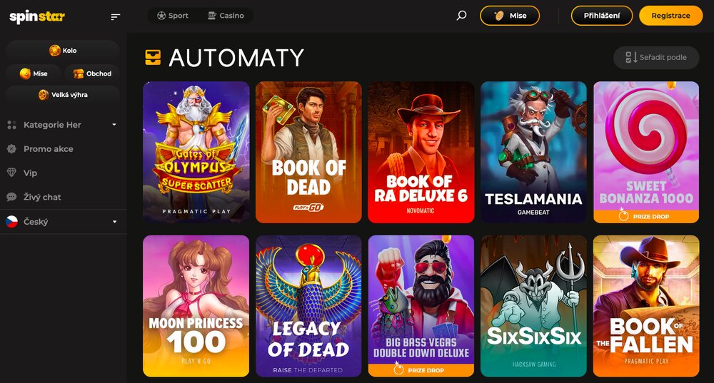 Spinstar.bet automaty