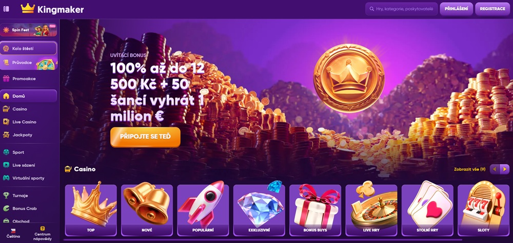 Aplicación de Kingmaker