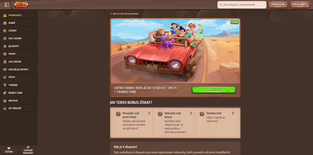 stone vegas registrační free spiny