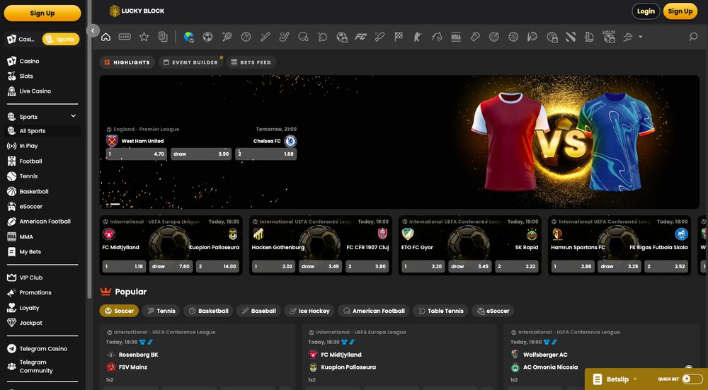 Lucky Block sázková kancelář