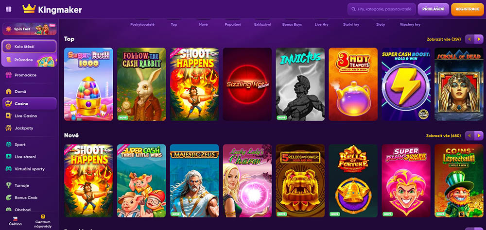 Tragaperras de Kingmaker [Resumen de TOP tragaperras]