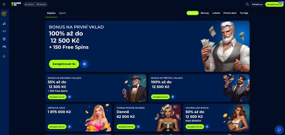 Billionairespin free spiny