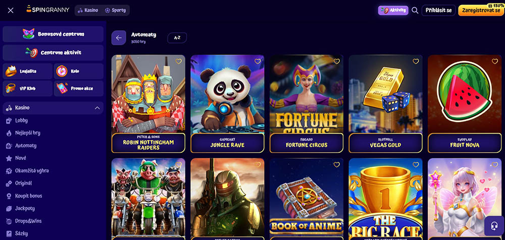 Spingranny automaty [Přehled TOP automatů]