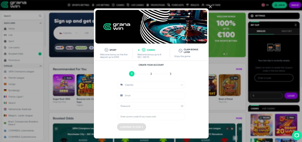 GranaWin registration