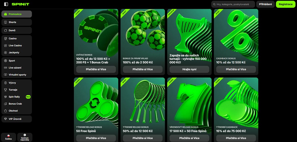 Spinit bonusy září 2025