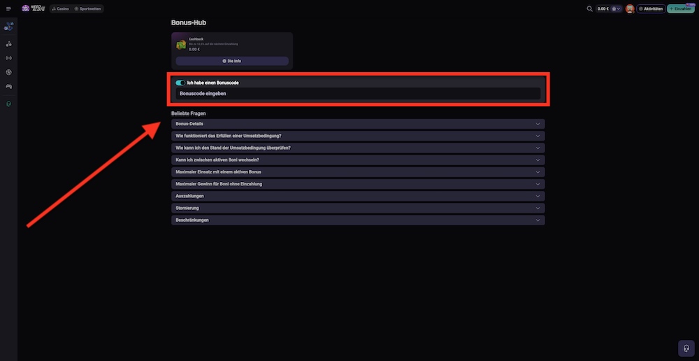 NeedforSlots Promo-Code