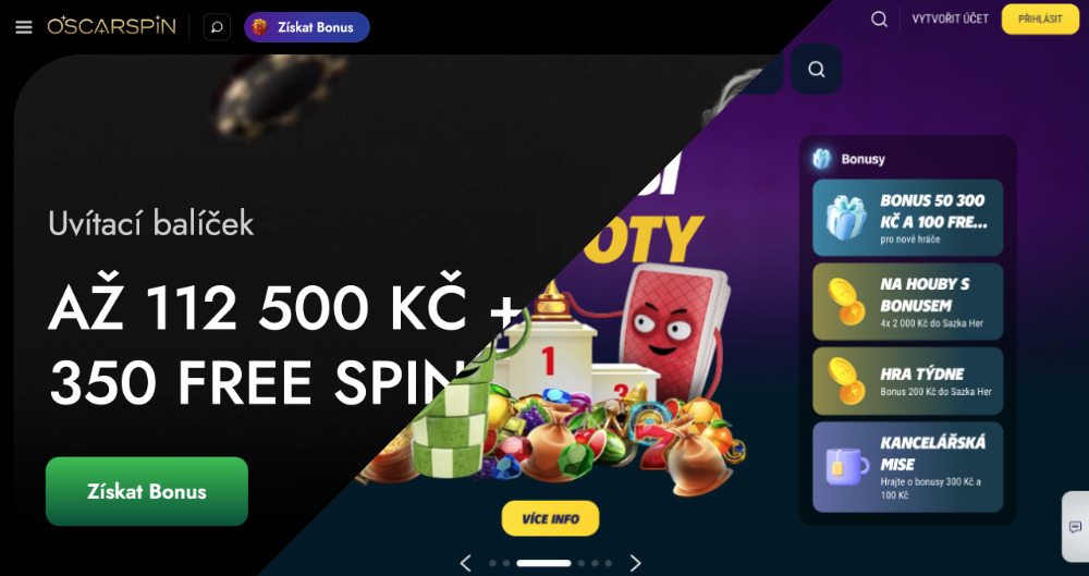 TOP 5 důvodů, proč je Oscarspin lepší volbou než Sazka Hry