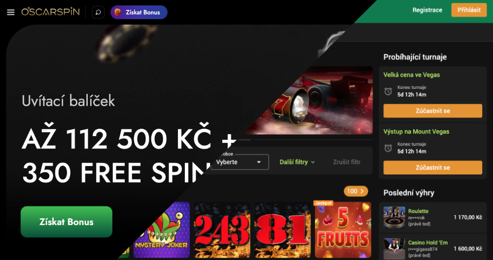 TOP 5 důvodů, proč je Oscarspin lepší volbou než Chance