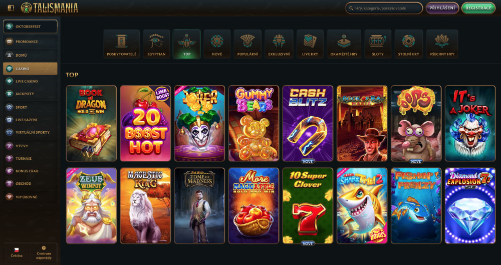 Talismania top automaty