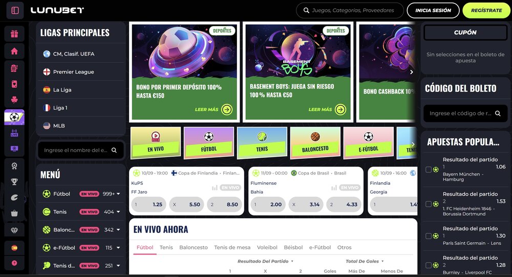 LunuBet casa de apuestas