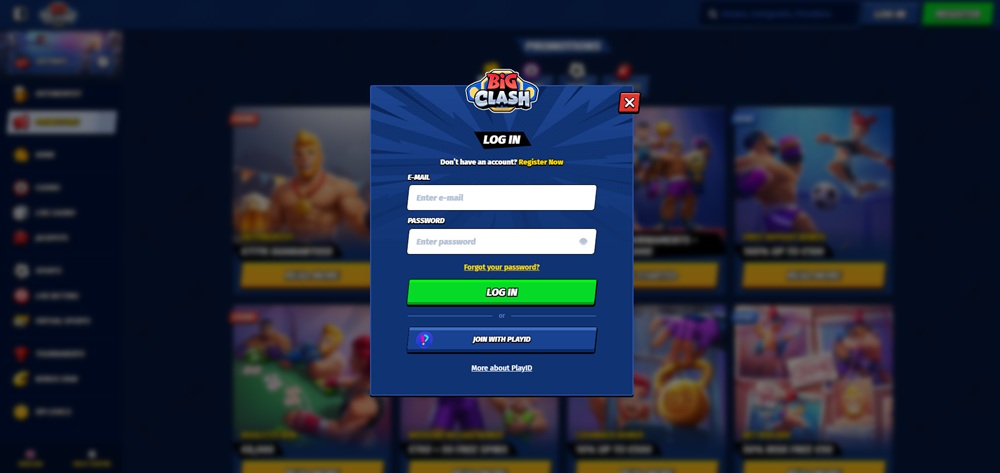 BigClash login