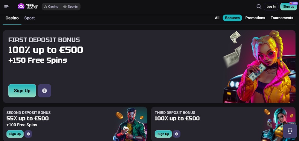 NeedforSlots free spins