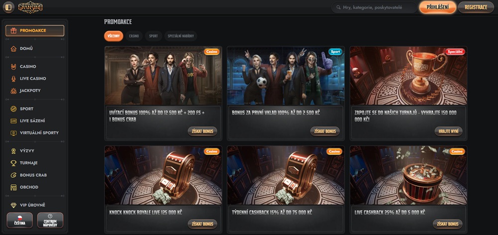 Gransino bonusy září 2025