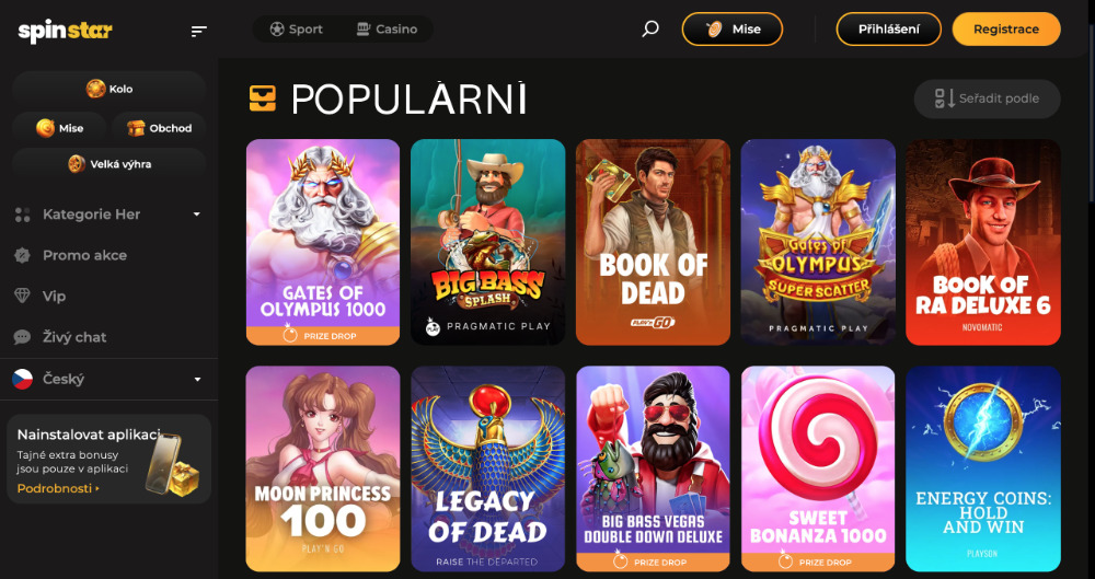 Spinstar.bet top automaty