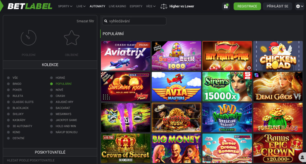 BetLabel TOP 10 výherní automaty pro podzim 2025 BetLabel