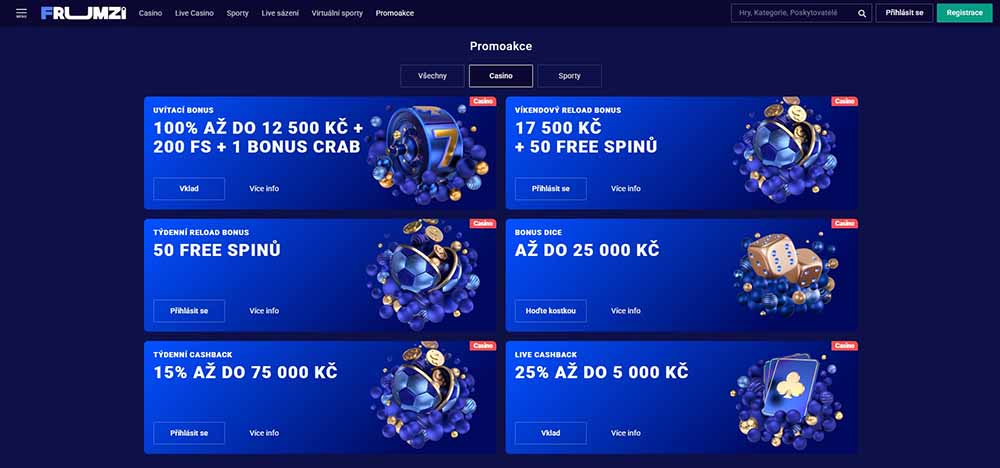 Frumzi free spiny září 2025 úvod