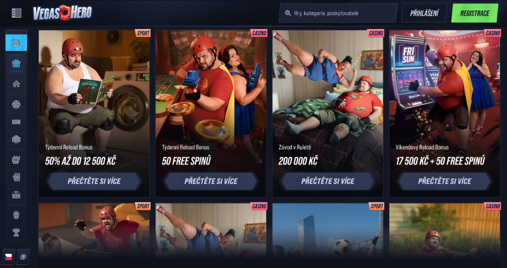 VegasHero bonusy