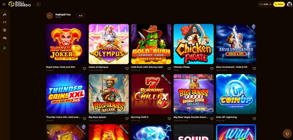 rolldorado top automaty