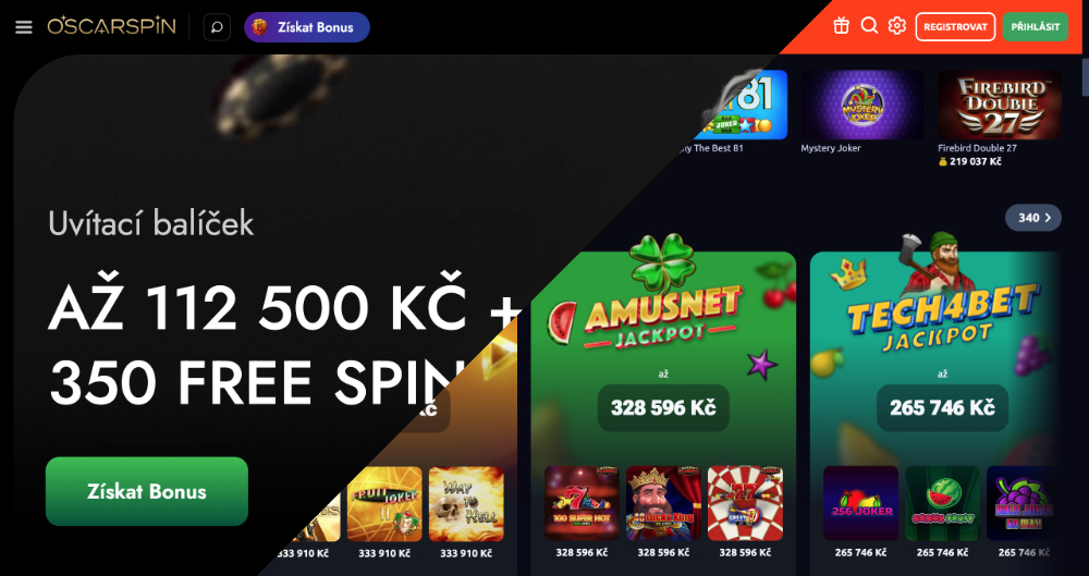 TOP 5 důvodů, proč je Oscarspin lepší volbou než Betano