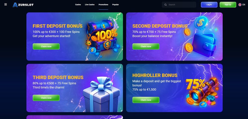 azurslot promoakce s free spiny