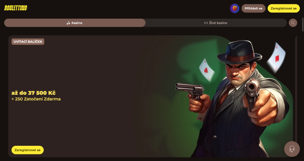 Roulettino casino homepage