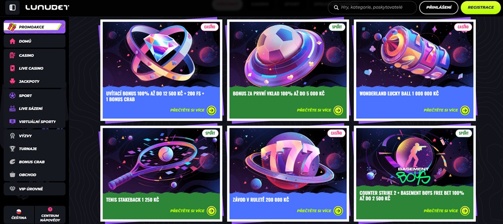  LunuBet bonusy
