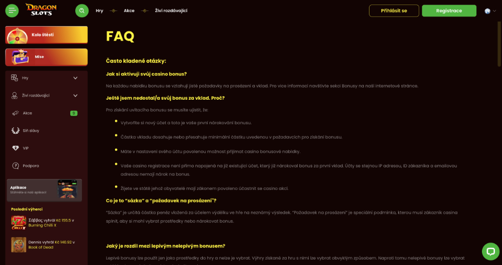 Dragon Slots promo code