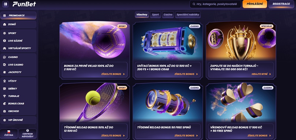 FunBet bonusy září 2025
