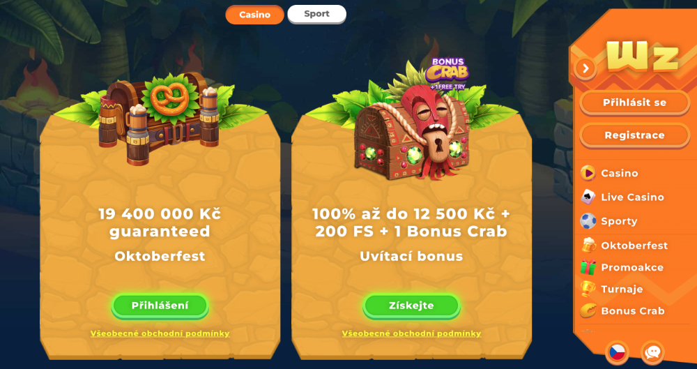 Jak získat bonusy v casinu Wazamba?