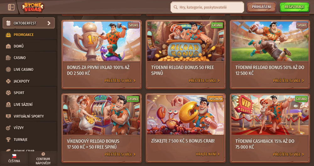 Stone Vegas bonusy