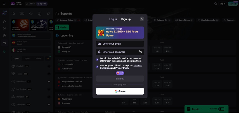  NeedforSlots no deposit bonus