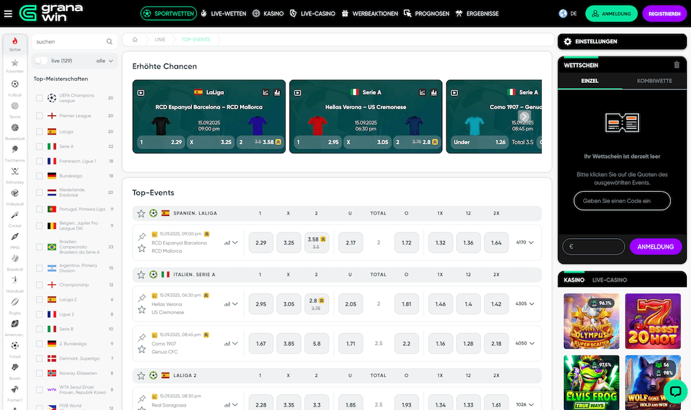 55243 GranaWin Wettbüro