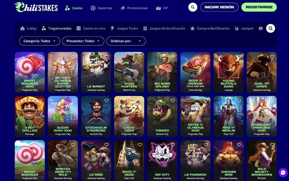 ChiliSTAKES tragaperras