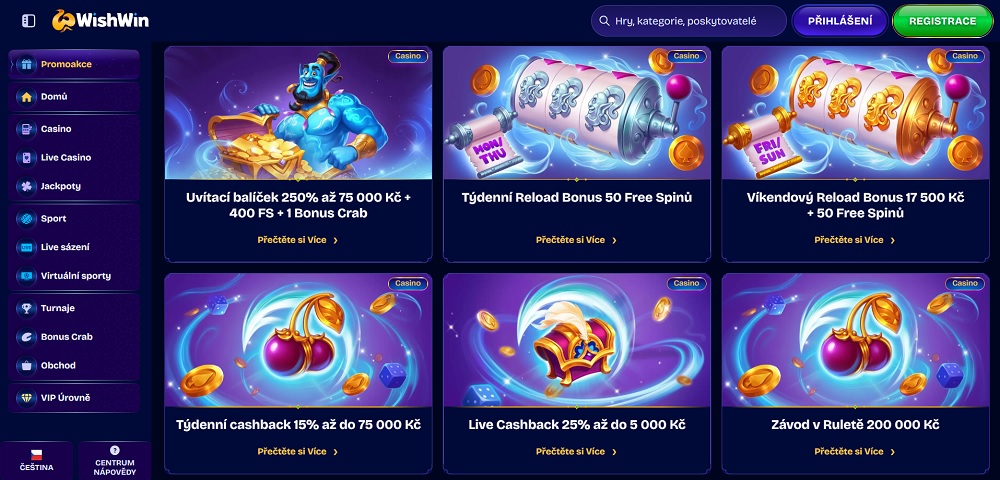WishWin free spins září 2025
