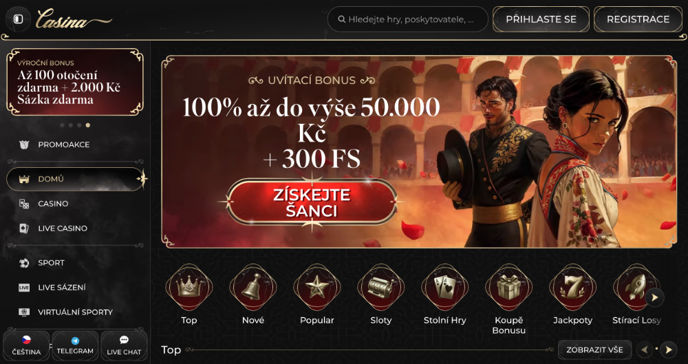 Casina free spiny [Jak získat volná zatočení?]