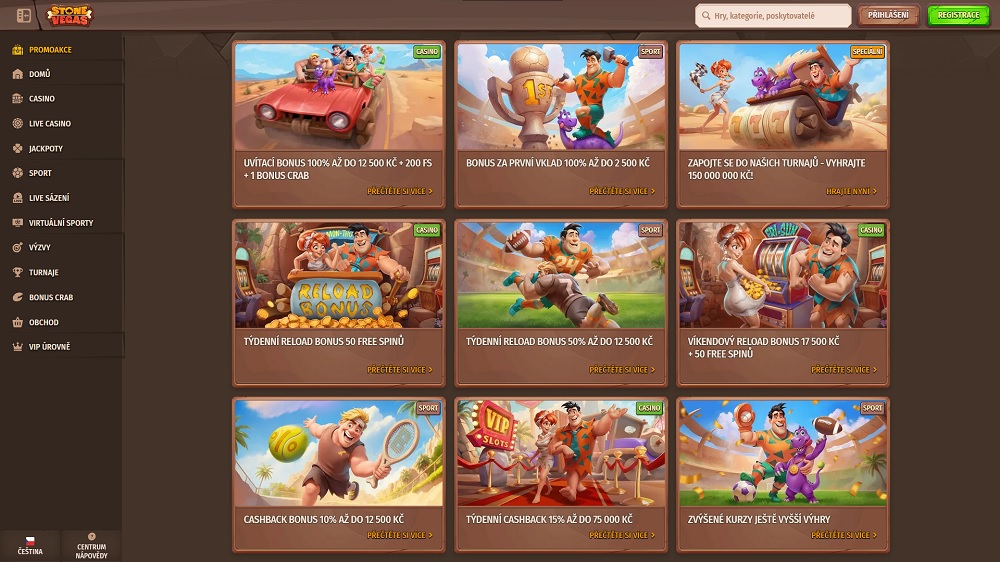 Náhled bonusů a promoakcí v září 2025 v online casinu a sázkové kanceláři Stone Vegas