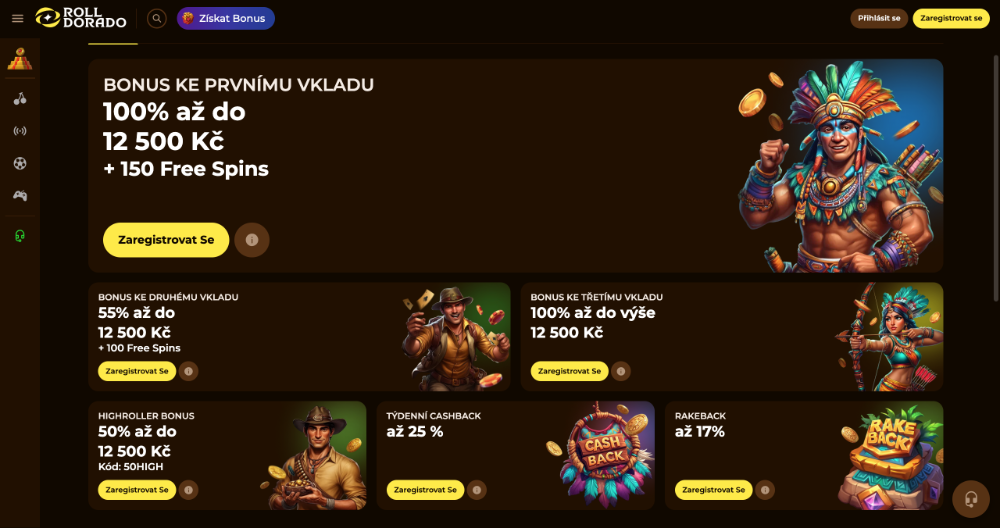Rolldorado no deposit bonus